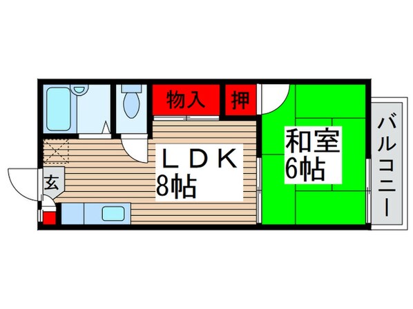 シティフラッツの物件間取画像